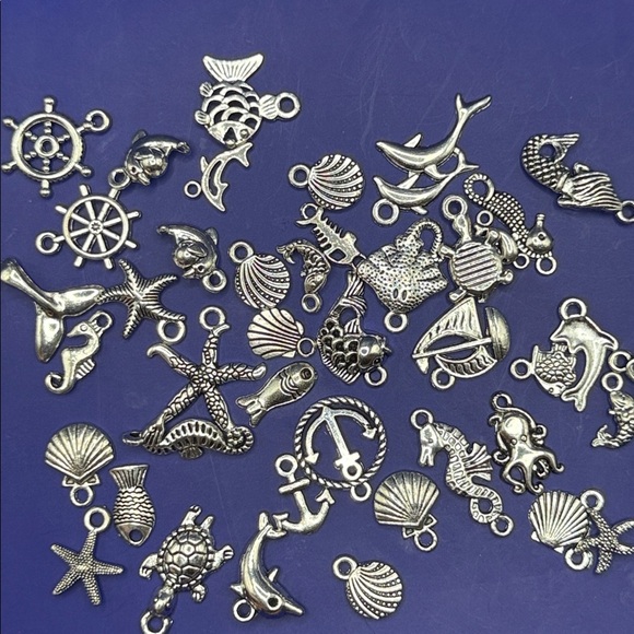 Silver Nautical and Marine Charms - Picture 3 of 3